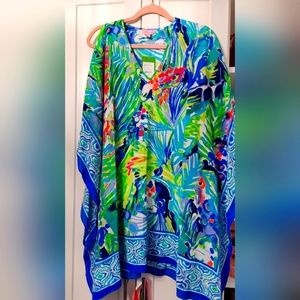 Lilly Pulitzer NWT Atlin silk caftan dress